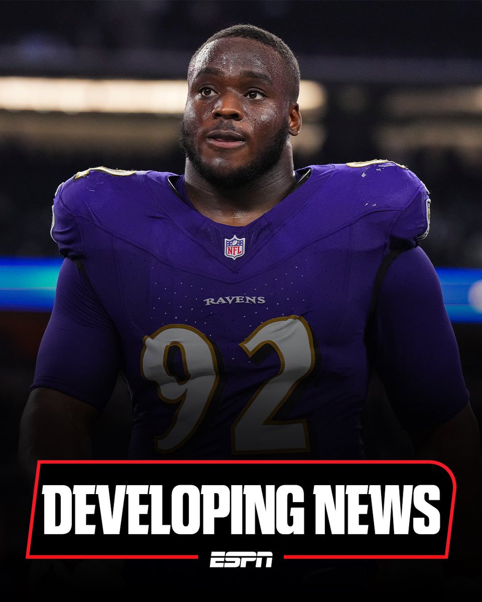 A boost for Baltimore during draft week: Ravens DT Nnamdi Madubuike, who suffered a season-ending and career-threatening neck injury in Week 2 last season, underwent neck surgery last week that left his doctors believing he willl be able to resume playing this season, per