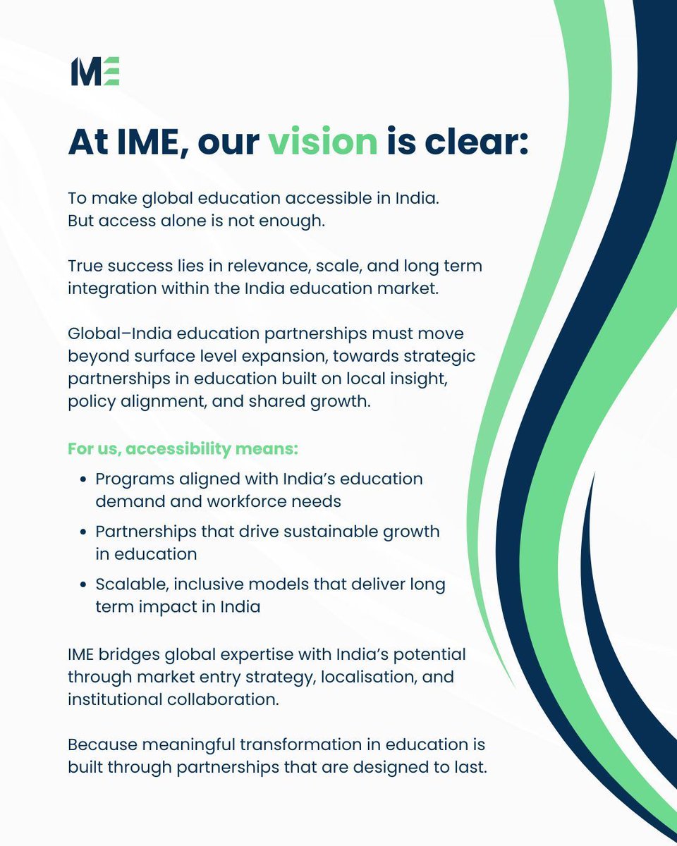 ime_india's tweet photo. Access is step one. Relevance and impact define success.
If you are building for long-term impact in Indiaโs education market, connect with us:
https://t.co/Gaex1TcroB
#IndiaEdTech #IndiaMarketEntry #EducationStrategy #HigherEducation #EdTechGrowth https://t.co/wXlQWWSvgP