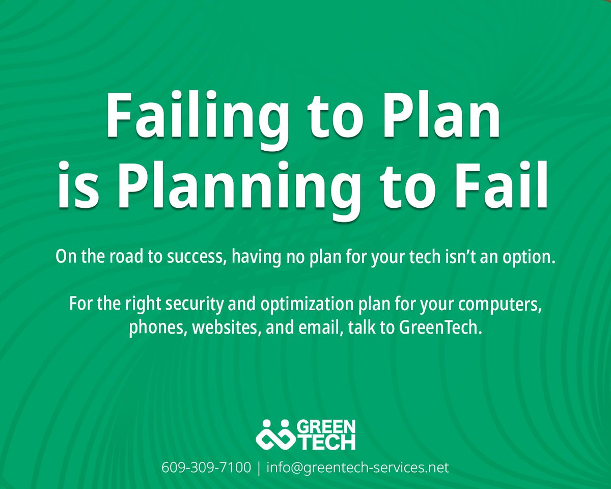 GreenTech_Srv's tweet image. Knowing how to secure and maintain the tools that build your brand, help you communicate with clients and partners, and keep your data safe is the difference between success and failure. 

Which path would you rather take?

#techsupport #cybersecurity #SMBsupport