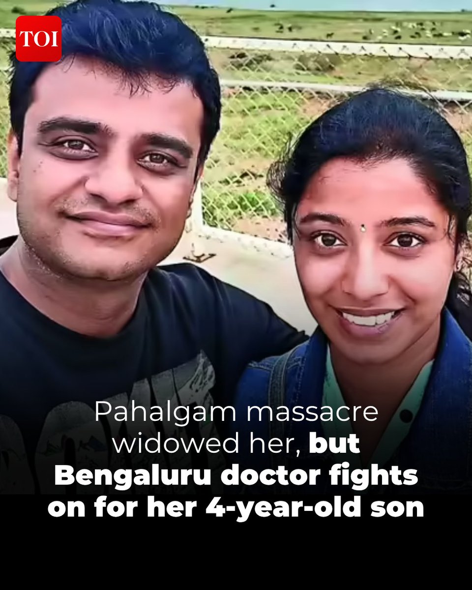 timesofindia's tweet image. A year after the #Pahalgam terror attack that claimed the life of her husband, Bharath Bhushan, Dr Sujatha still measures time in 'before' and 'after'. What remains, she says, is a void. "I've lost my emotion... I've lost my smile," she says quietly.

More details