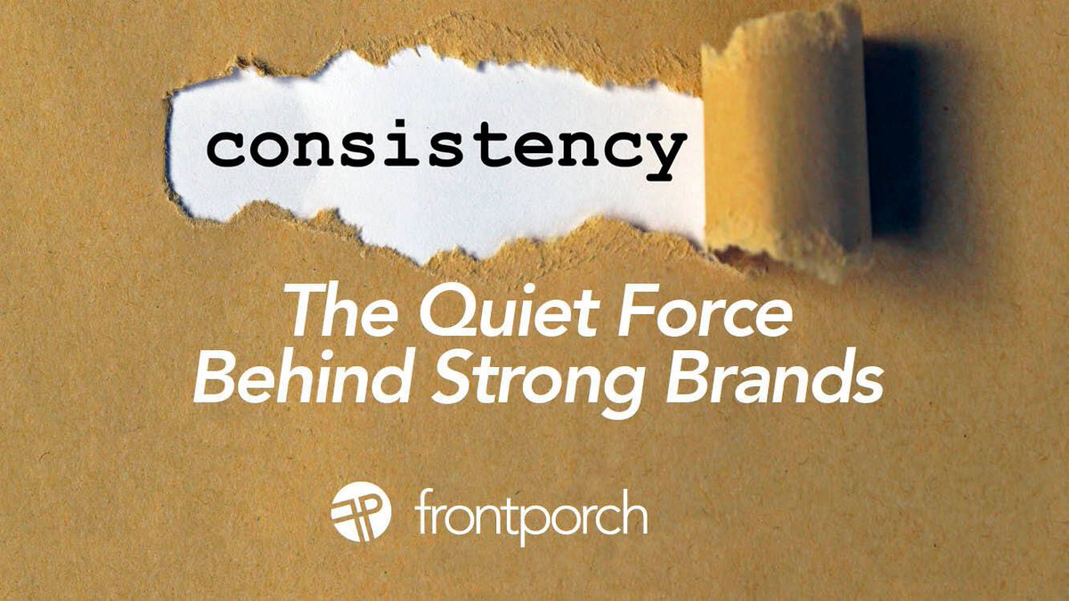 ItsFrontPorch's tweet photo. Consistency is about showing up with clarity and cohesion across every touchpoint of your brand, again and again. Find out how to do that from Nancy on our blog today. https://t.co/8NfzZViS90 https://t.co/8Ipa9iOoFT