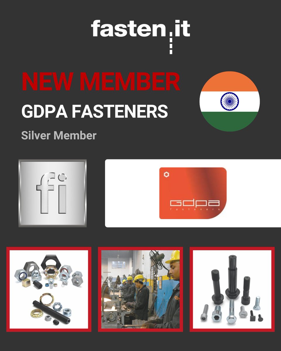 Fastenit's tweet image. GDPA Fasteners joins Fasten.it 👋

View the company profile here: members.fasten.it/Company/Detail…

#fastenit #fasteners #manufacturer #GDPAfasteners