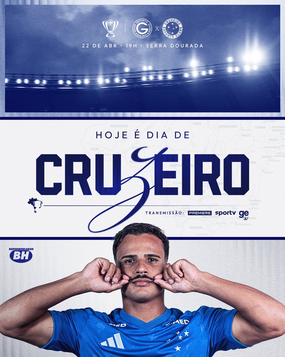 HOJE TEM CRUZEIROOOO!!! O #REIDECOPAS FAZ A SUA ESTREIA NA COPA DO BRASIL!!! 🦊

#GOIxCRU