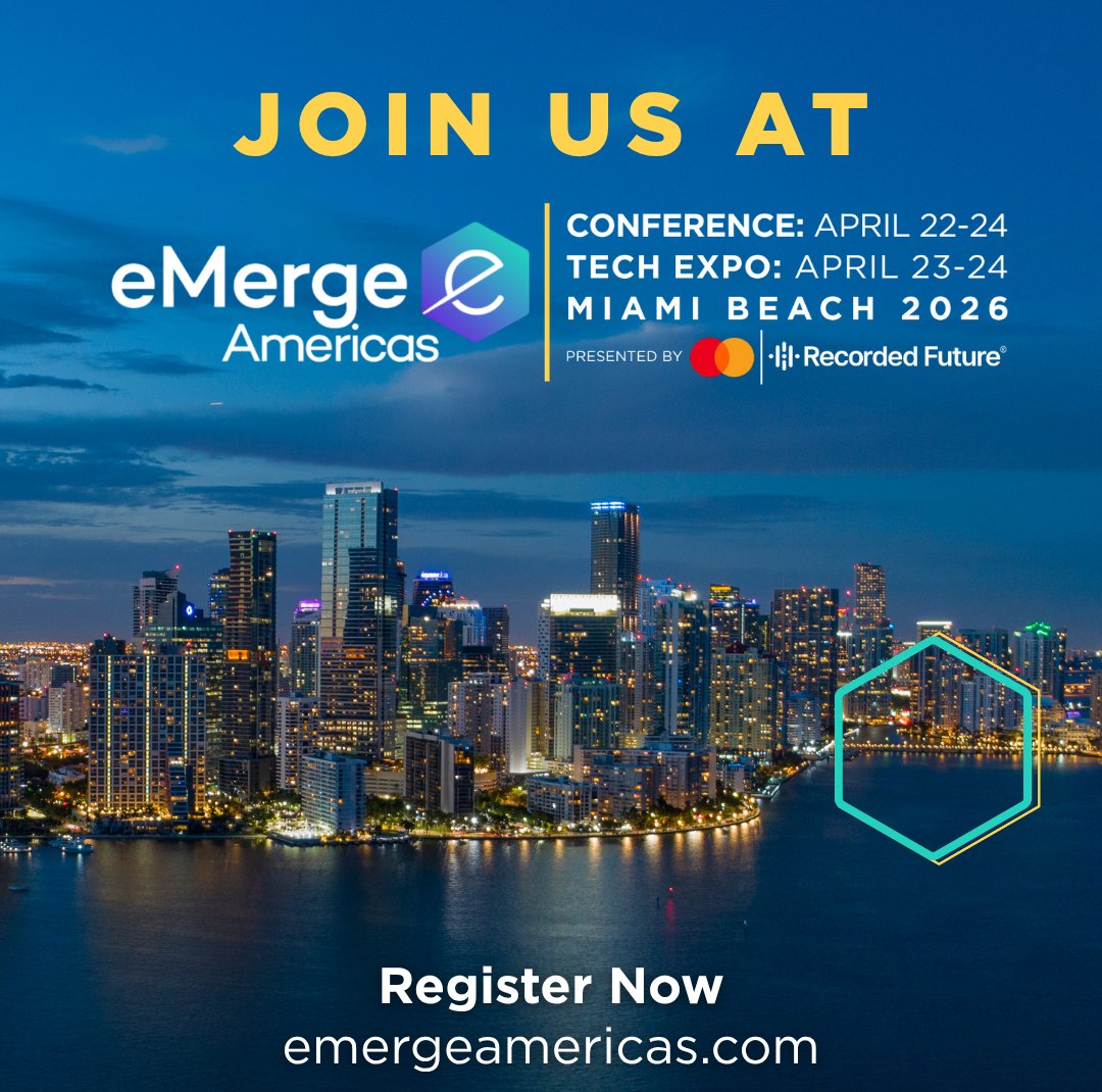 GenesisElevates's tweet photo. We're heading to @eMergeAmericas in Miami, April 22–24 — thanks to our partner @SAPConcur for the invite! Derek Johnson will be there to connect &amp; explore the global tech ecosystem. Let’s link up. #eMergeAmericas #FloridaTech #GenesisElevates #ThoughtLeadership #SAPConcurPartner https://t.co/0MPafA3CiP