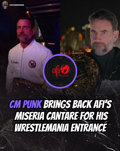 CarlosStoneking's tweet photo. Missed opportunity to use "this fire" after AFI @WWE Answer that and Stay Fashionable. #WWE #AFI #KillSwitchEngage #AlmostPerfect @CMPunk https://t.co/aBuiixM5Rf