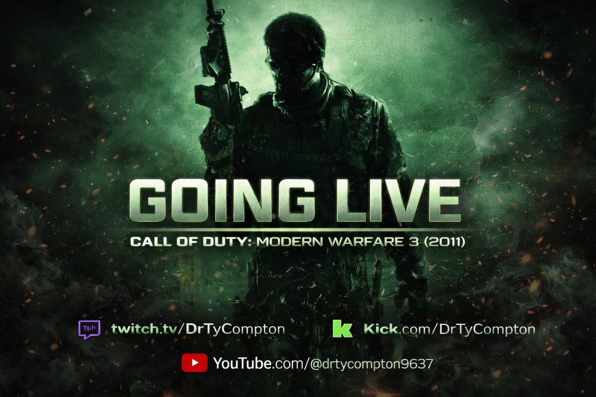 DrTyCompton's tweet image. LIVE with Call of Duty: MW3 (2011) campaign! 💥 Join the fight!
📺 twitch.tv/DrTyCompton
🟣 Kick.com/DrTyCompton
▶️ YouTube.com/@drtycompton96…
#MW3 #COD #Campaign #Gaming #Live #fypシ゚ #fypシ゚viral #fypシ゚viralシ