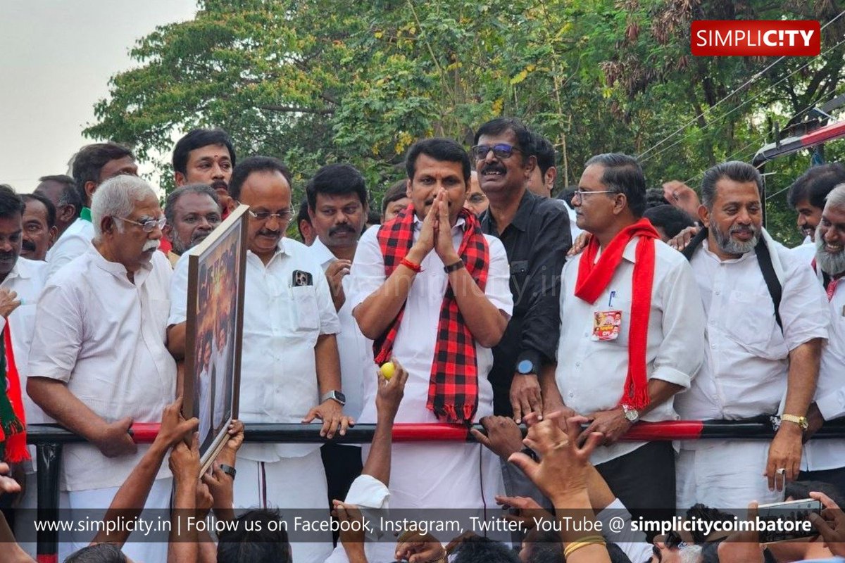 simplicitycbe's tweet image. #Photostory

இனி என்னுடைய முகவரி - கோவை தெற்காக இருக்கும்..! - இறுதிக்கட்ட பரப்புரையில் செந்தில்  பாலாஜி உறுதி.

@Hereafter. Coimbatore South Will Be My  Address” -
Senthil Balaji during Final Phase of Campaign

#PC: Laxmanan, SimpliCity

@arivalayam @V_Senthilbalaji