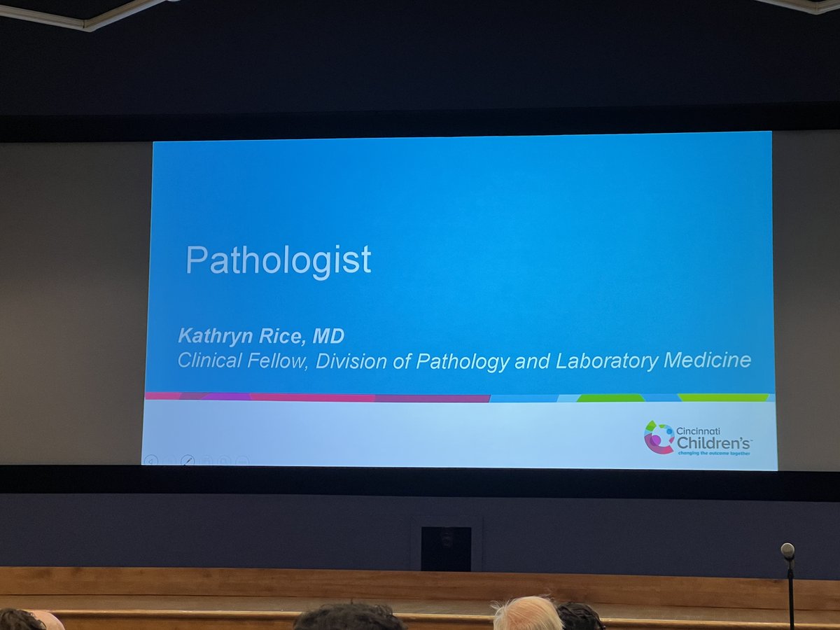 CincyKidsPath's tweet image. Our clinical fellow, Dr. Kathryn Rice, presented this morning at the CCHMC Pediatric Grand Rounds – Clinico-Pathological Case (CPC) Conference. We are incredibly proud of our fellows and the outstanding work they continue to do.
#cincinnati_childrens #PediPath