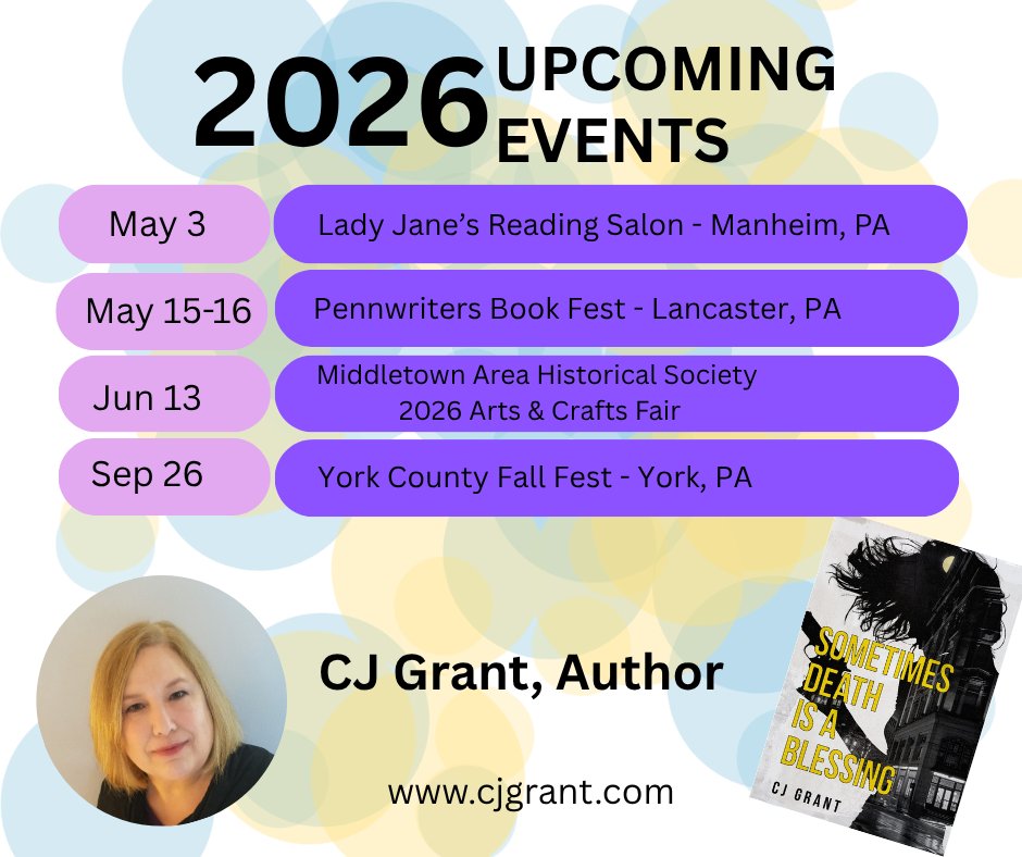 authorcjgrant's tweet image. I keep adding things to my calendar. Maybe I'll see you at one of these events.
#lovebooks #booklover #readingcommunity #readers