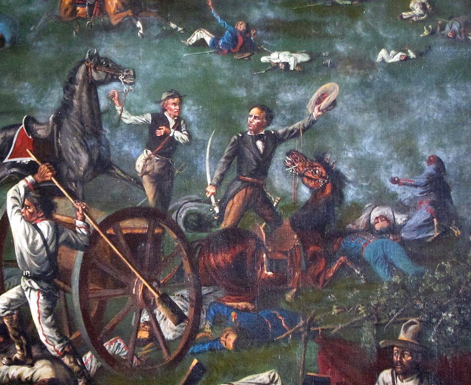 Today in American History: 1836

“Remember the Alamo!”

Texan forces led by General Sam Houston launched a surprise attack on the Mexican army under General Antonio López de Santa Anna near present-day Houston. The decisive 18-minute victory secured Texas independence from
