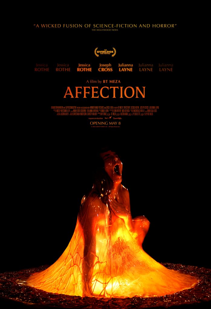 BDisgusting's tweet photo. Official poster for AFFECTION starring Jessica Rothe.

In select theaters May 8, 2026. https://t.co/ss2r6WCNAm