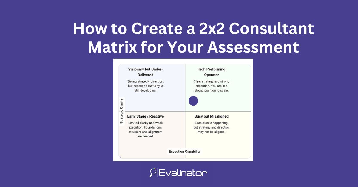 Evalinator's tweet photo. Use a 2x2 consulting matrix to turn complex analysis into strategic understanding.

It became popular through classic strategy frameworks like the BCG Growth-Share Matrix or Gartner's Magic Quadrant. https://t.co/54EanQgDZR