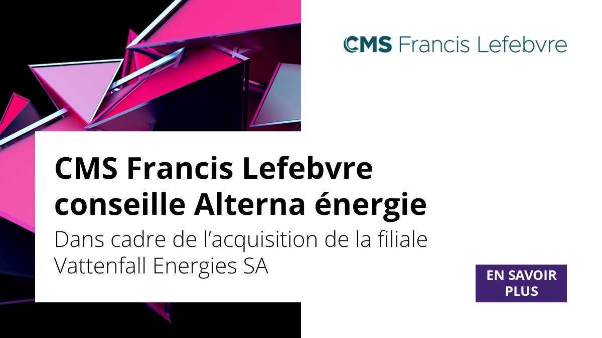 CMS Francis Lefebvre tweet media
