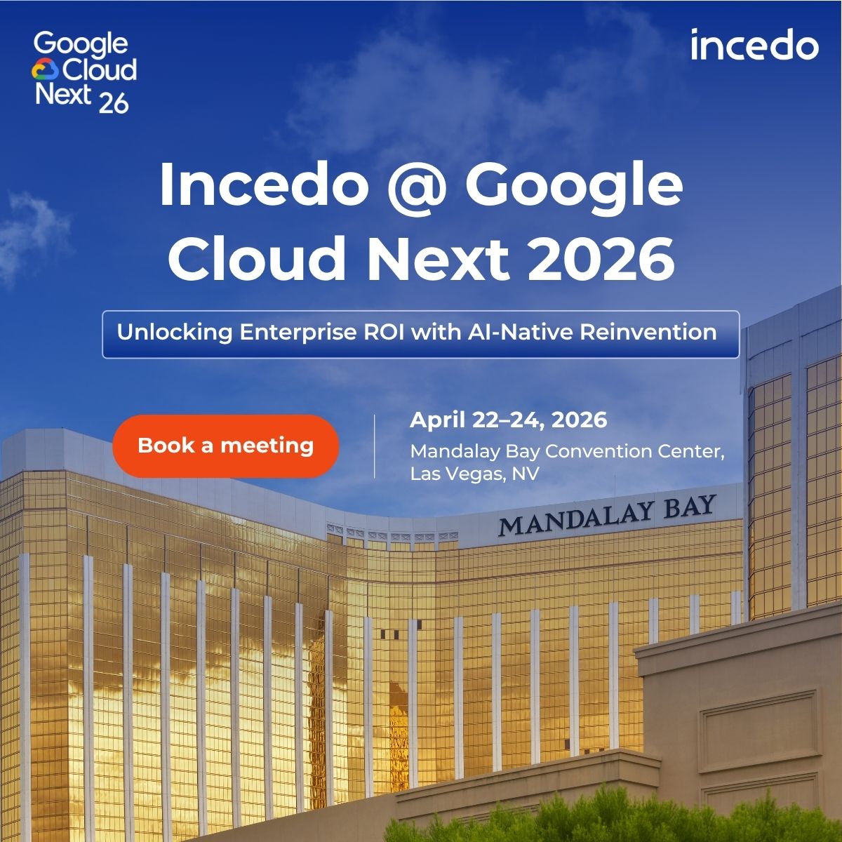 We are excited to be at Google Cloud Next 2026, connecting with leaders ...
