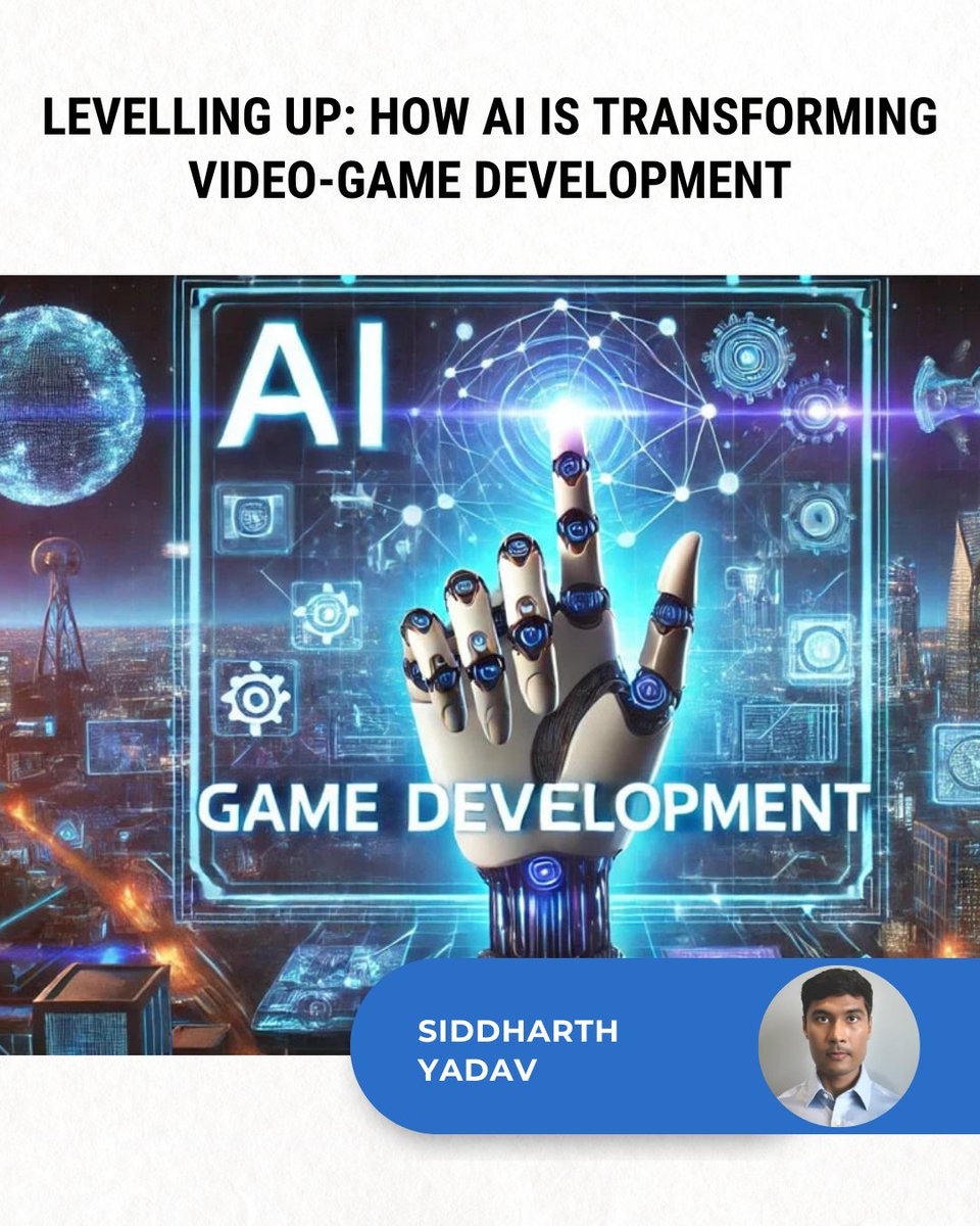orfonline's tweet image. #AI and #gaming have co-evolved for decades, but #generativeAI is now reshaping how games are actually made by cutting costs, speeding development, and redefining creativity itself:  Siddharth Yadav or-f.org/38408