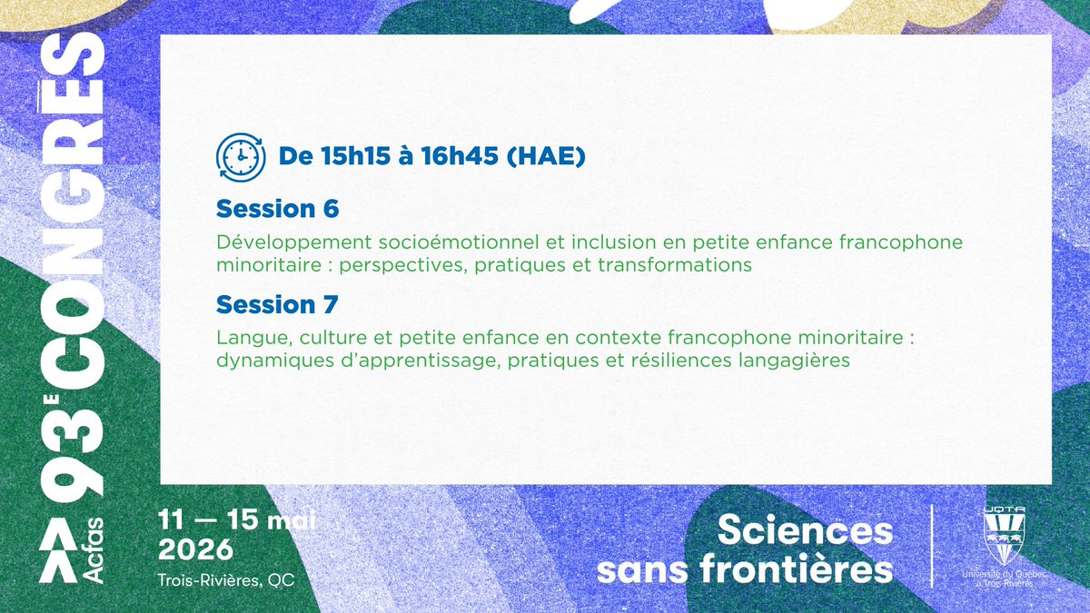 Réseau de recherche francophonie canadienne tweet media