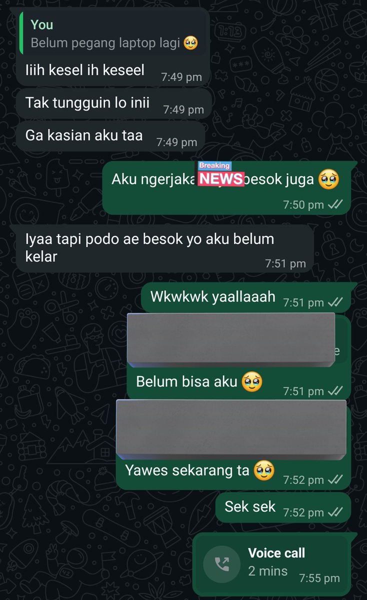 Ini orang pas dicall dijelasin baru iya iya ngeh gak harus nunggu punya gue dulu. Kangen suara gue ya lu.