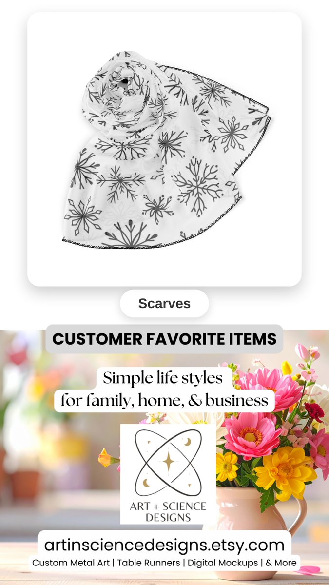 gift_ideas4mom's tweet image. Featured from our Scarves collection. 🎁

There is always something to celebrate! Shop this item here: artinsciencedesigns.etsy.com/listing/146667…

#ArtInScienceDesigns #GiftIdeas #Scarves #EtsyFinds #SmallBusinessLove