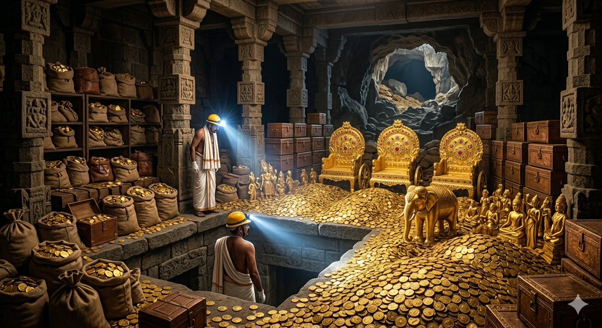 Bharat360ride's tweet photo. 7/7 From 200 BC to 200 AD, this spice-for-gold pipeline turned South India into a global powerhouse. The glittering $22 billion treasure found today is just the silent, golden echo of a time when India held the purse strings of the world. What else lies in those hidden vaults? https://t.co/D7g0DclcnF