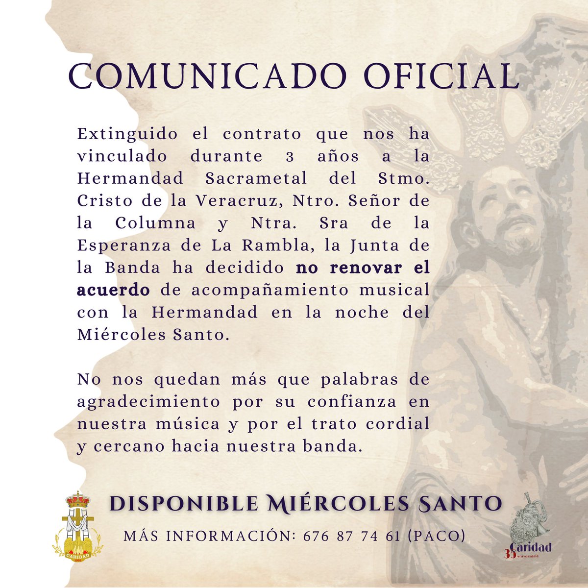 Banda de la Caridad tweet media