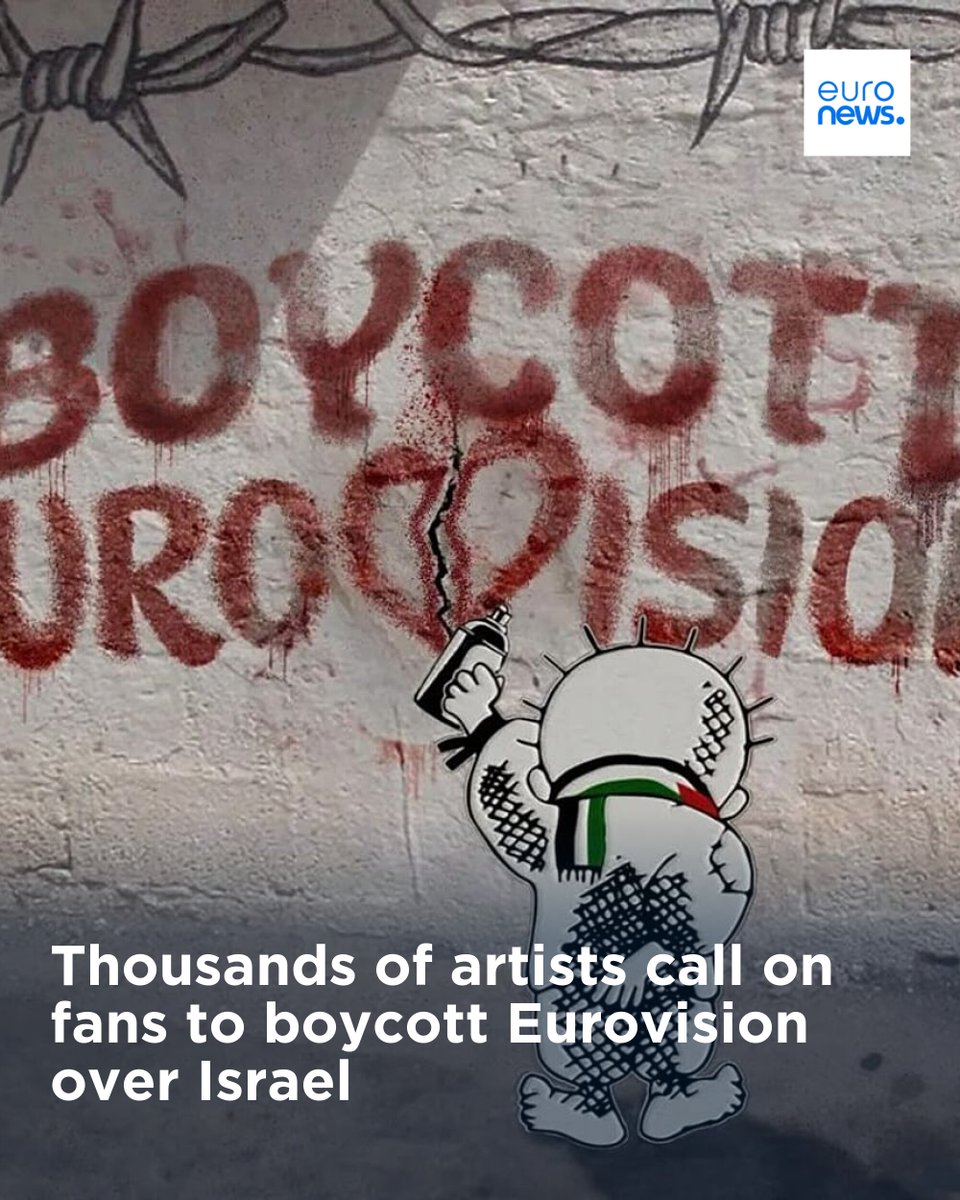 Thousands of artists call on fans to boycott Eurovision over Israel
➡️ l.euronews.com/269v