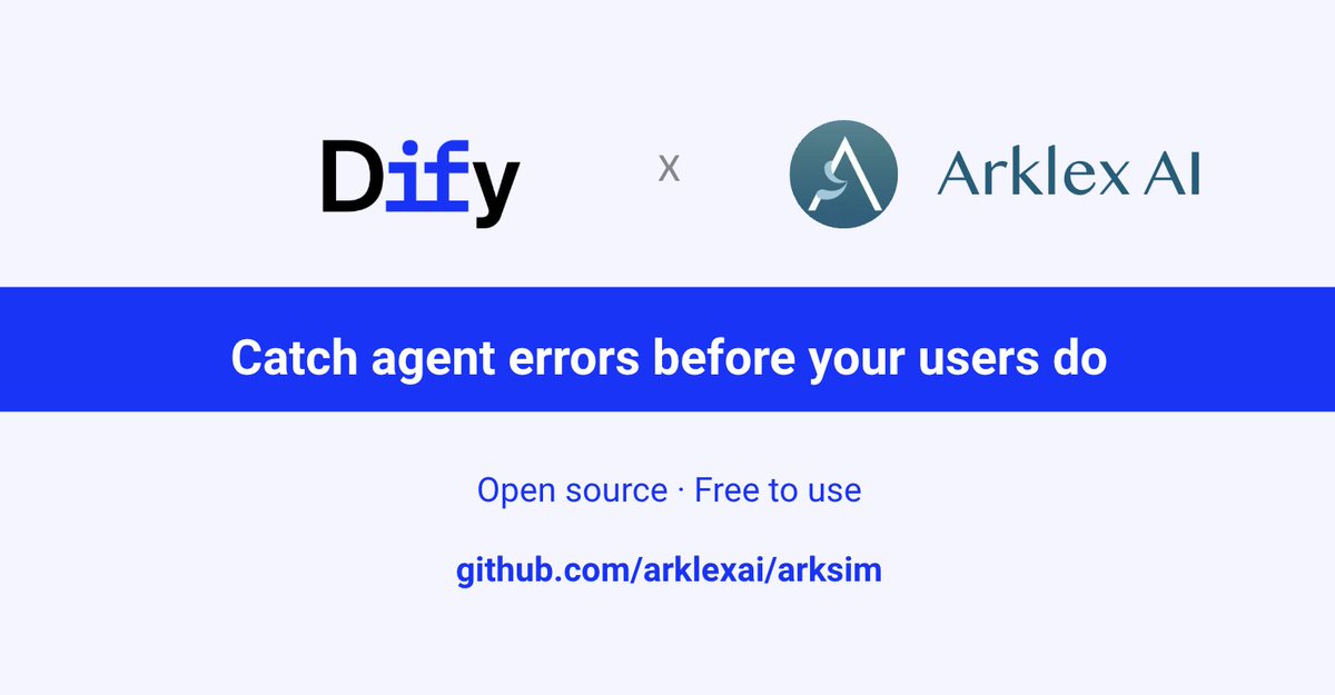 Arklex AI tweet media