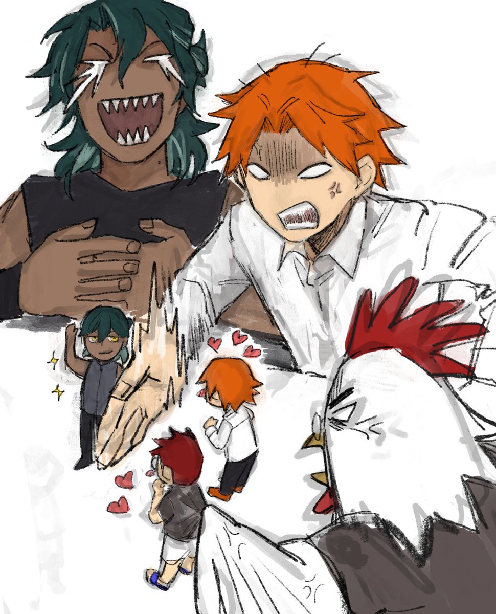 【咪邁世界，如有雷同純屬量子糾纏】 
追加一雞
感覺如果🐔在實況現場也是暴怒阻止派
#阿萬人迷