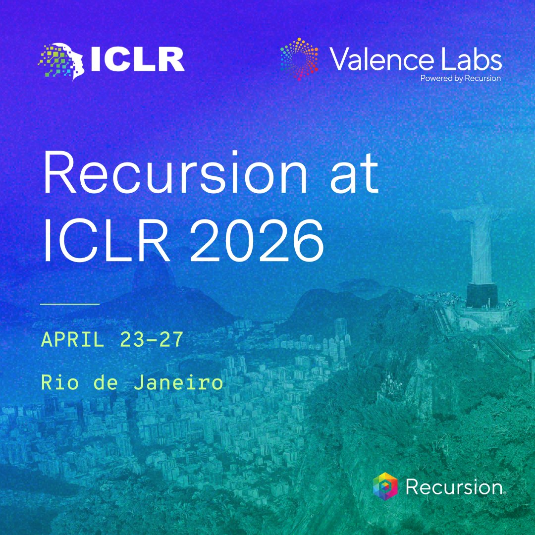 RecursionPharma's tweet image. ☀️See you in Rio!

Recursion and our AI research engine, @valence_ai, will be at @ICLR April 23-27 in Rio to share some of our latest breakthroughs in generative modeling for AI drug discovery.

🔹  Check out our poster presentations on:

▪️  TxFM: Effective Biological
