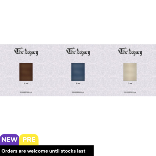 hanulservices's tweet image. [PRE-ORDER] 🛒
FORESTELLA - 4th Full Album [The Legacy] (KIWEE Ver.)
📅 RD: 2026-04-23 
💸 1 ea+ : P695
🔥 4 ea+ : P580 (Bulk rate!)

🚚 Sea (PH) | Air (PH &amp;amp; Intl)
📦 Direct Shipment | No need consol

​📝 Order : hanulservices.com/services/of

#wts #lfb #ph #go