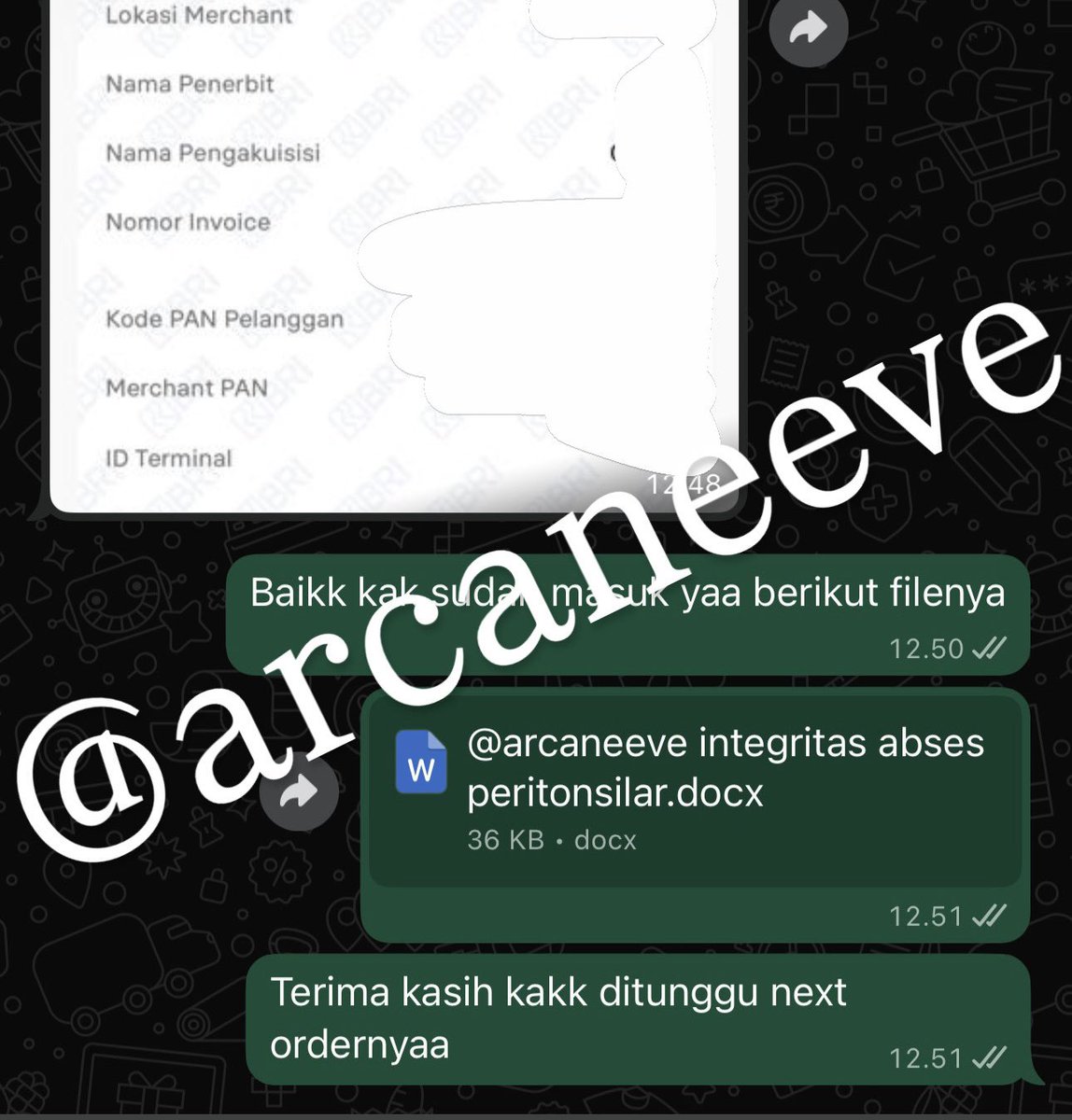 cane - joki tugas fk (WA only) tweet media