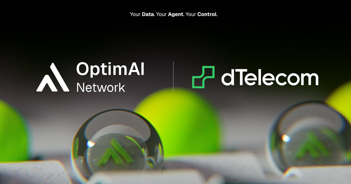 We’re excited to announce our collaboration with <a href="/dtelecom/">dTelecom</a>

dTelecom is building decentralized real-time communication infrastructure for voice, video, streaming, and AI interactions, pushing performance beyond traditional cloud-based systems.
⚡️This complements the OptimAI