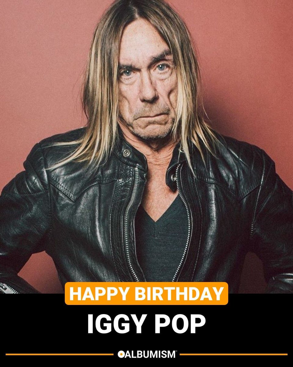 Albumism's tweet photo. Happy Birthday Iggy Pop! Explore his musical legacy (including audio &amp; video highlights) here: https://t.co/b6oGkjPBul https://t.co/33LSUukhU6