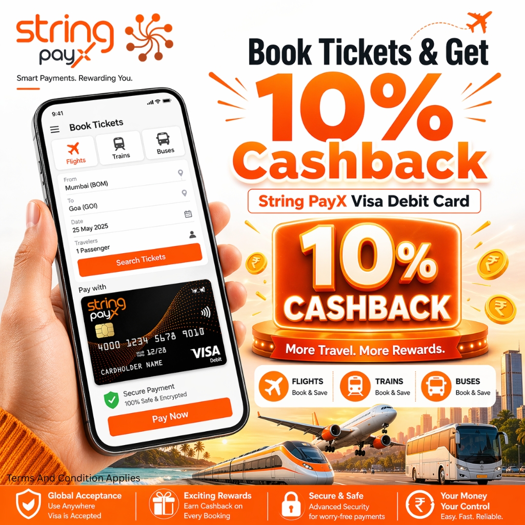 stringpayx's tweet image. 🎟️ Book tickets with String PayX
💳 Get 10% cashback — guaranteed
👉 stringpayx.ca

#StringPayX #Cashback #Rewards #DigitalPayments #Fintech #SaveMore #EarnMore #OnlinePayments