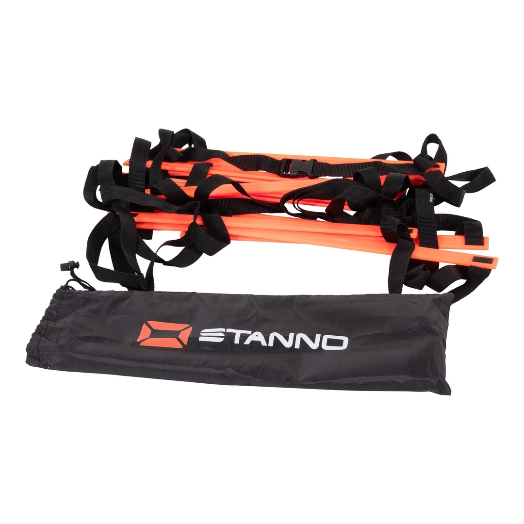epsportsltd's tweet image. Stanno Workout Ladder sharpens coordination, agility, stamina, speed. Ideal for football clubs and athletes. Connect for drills, store in bag. Elevate training! #TrainingEssentials #FootballTraining #AgilityLadder