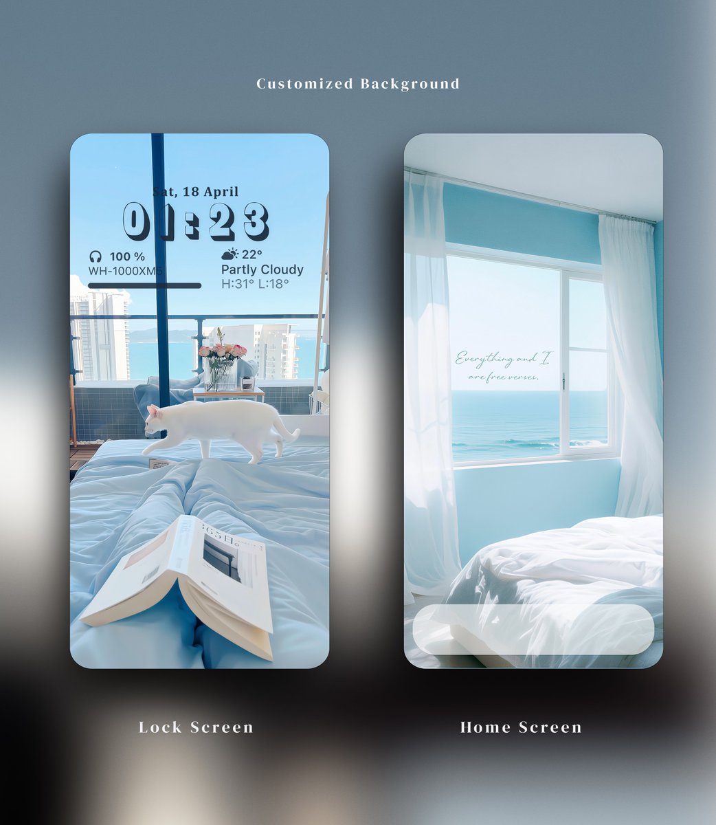 Nythis110929's tweet image. “Lock &amp;amp; HomeScreen Background” ✨