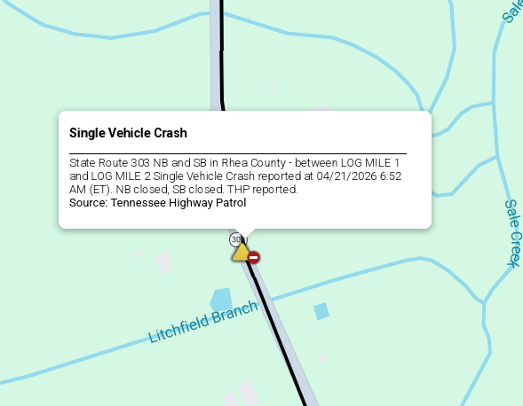 LiveTraffic2's tweet image. Rhea County- A crash on Cranmore Cove Road being cleared 9:20am ET. commanderchuck.net #CommanderChuck #Chattanooga #Tennessee #TDOT #Traffic #TrafficAlert #Follow #Weather