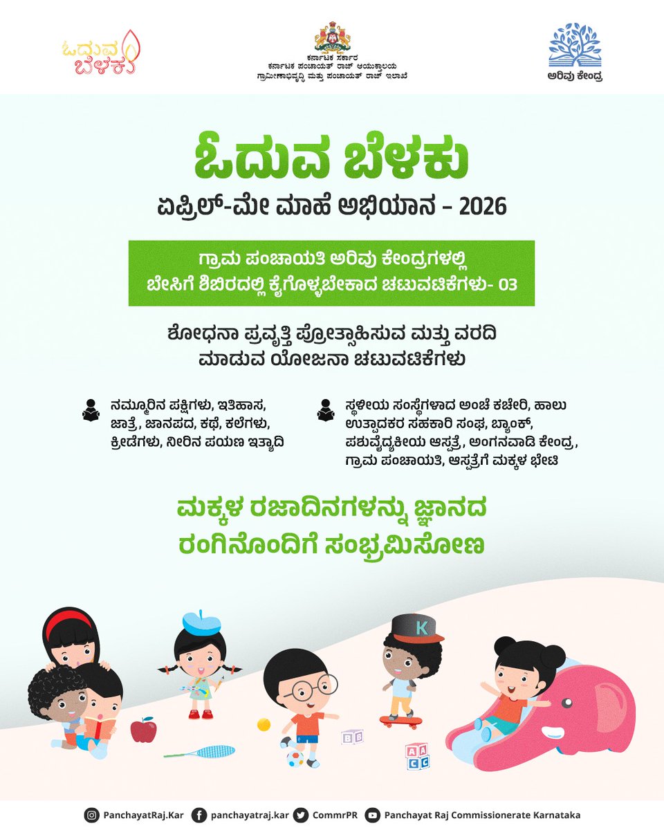 Panchayat Raj Commissionerate - Karnataka tweet media
