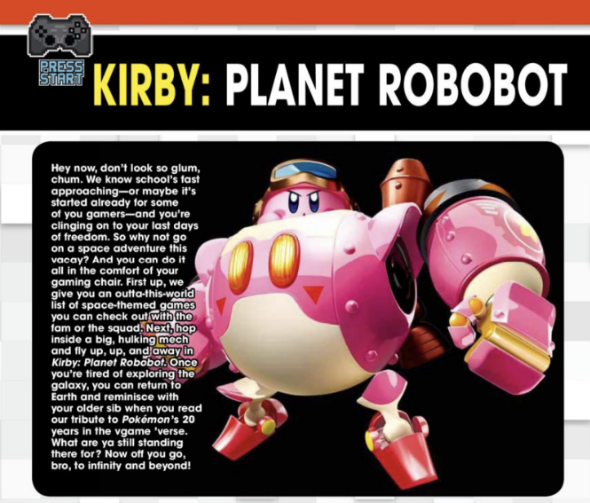 nlmediarama's tweet image. Spottings at K-Zone magazine!  

The Kirby Planet Robobot, Mario games, Yo-Kai Watch games, Crash Bandicoot: N-Sane Trilogy, and Diary of a Wimpy Kid!  

#Kirby #SuperMario #YoKaiWatch #CrashBandicoot #DiaryofaWimpyKid