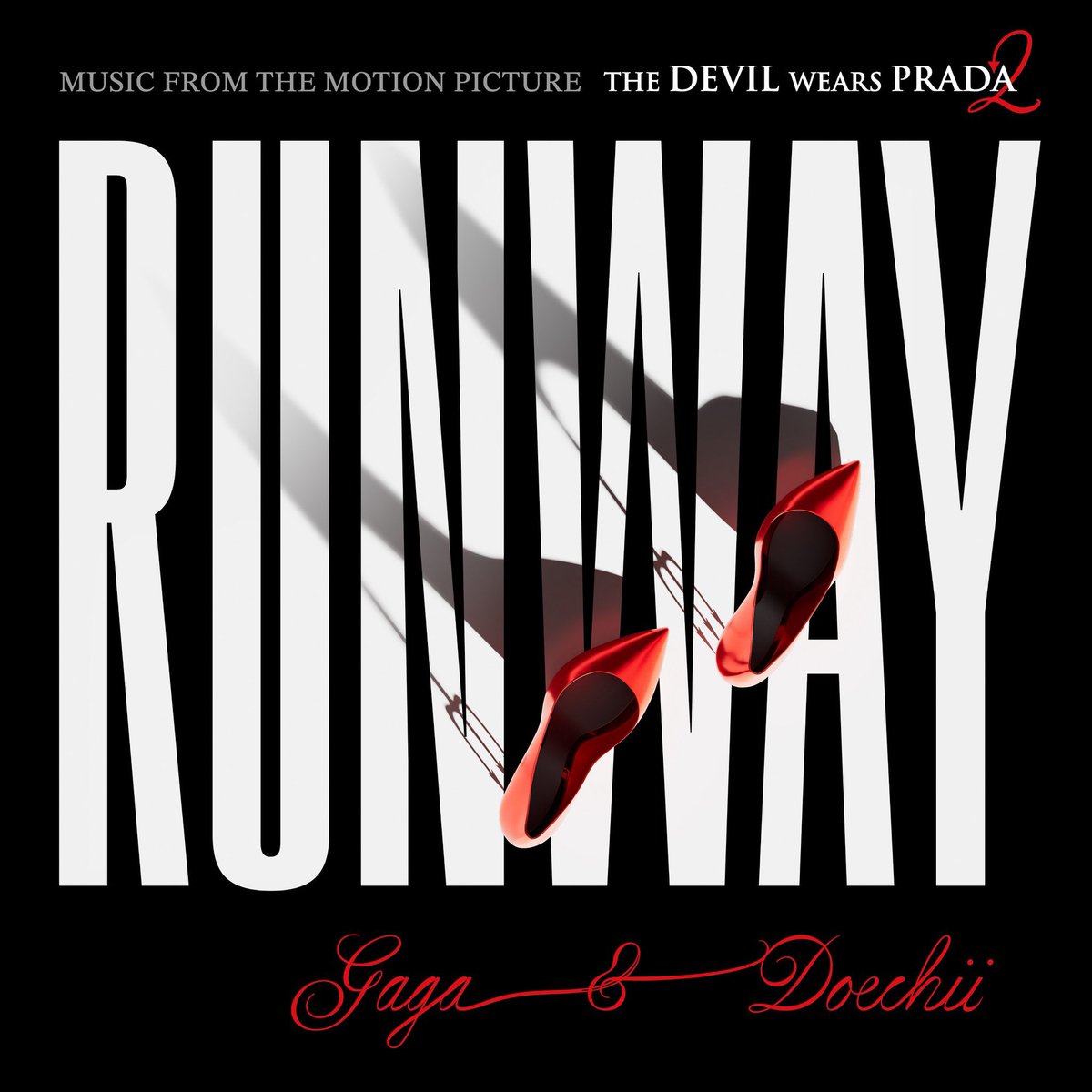PopBase's tweet image. ‘RUNWAY’ by Lady Gaga &amp;amp; Doechii debuts at #50 on this week’s Billboard Hot 100.