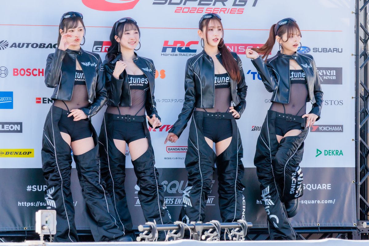 RockMan_Kazu's tweet image. 2026 AUTOBACS SUPER GT Rd.1 OKAYAMA
#WinG 🏁
#川田明日未 さん✨@asuminmin217
#阿比留あんな さん✨@anna_abirun
#八乙女あんな さん✨@anchandesu_0119
#櫻木はるさん✨@haru__sakuragi

#SUPERGT #RA #レースアンバサダー #RQ