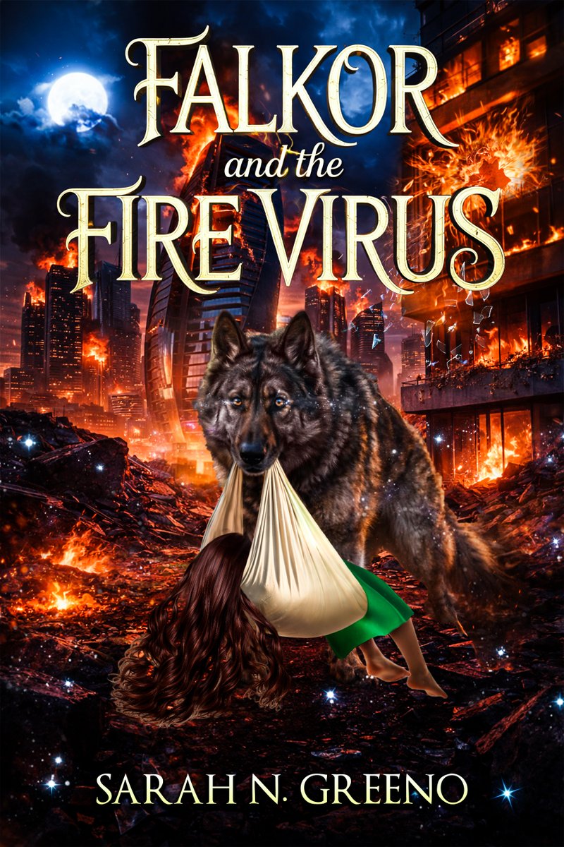 Falkor & The Fire Virus 🐺🔥🦠 tweet media