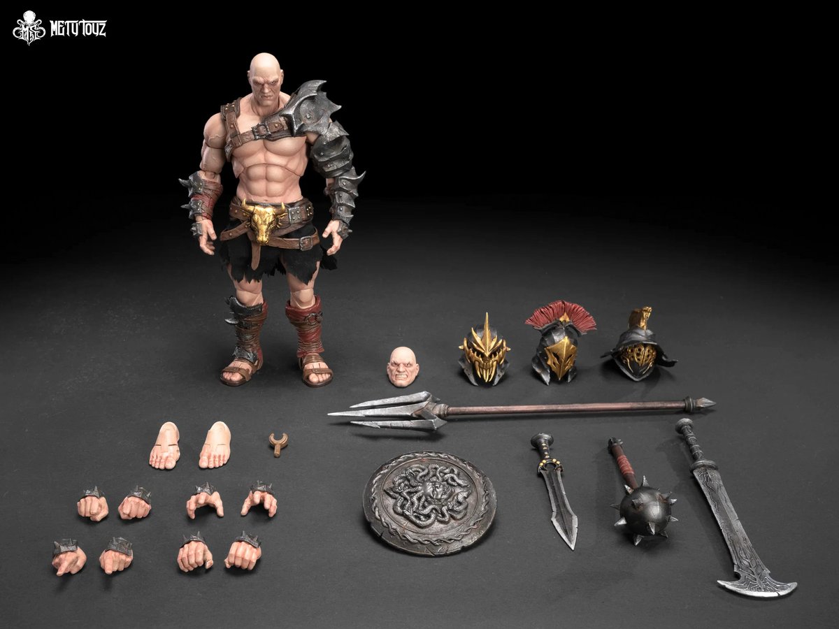 DewToyStore's tweet image. ⭐ [𝗣𝗿𝗲-𝗼𝗿𝗱𝗲𝗿] Mety Toyz 1/10 Scale Action Figure - Gladiator Spartan Slayer Berserker ⭐️

ohmyprimus.com/mtzgdstsbk.html

#ohmyprimus #dewtoystore #actionfigures #actionfigure #metytoyz #gladiatorspartan #berserker