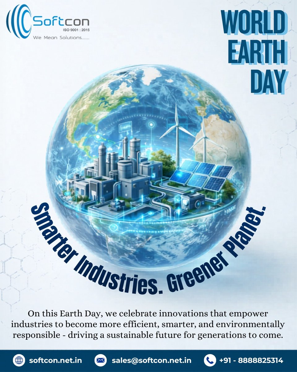 softconsystems's tweet image. Building Smarter Industries for a Greener Planet

This World Earth Day, let’s move towards sustainable operations with intelligent automation and efficient energy management.

sales@softcon.net.in
softcon.net.in
+91 8888825314 

#EarthDay #Sustainability #Automation