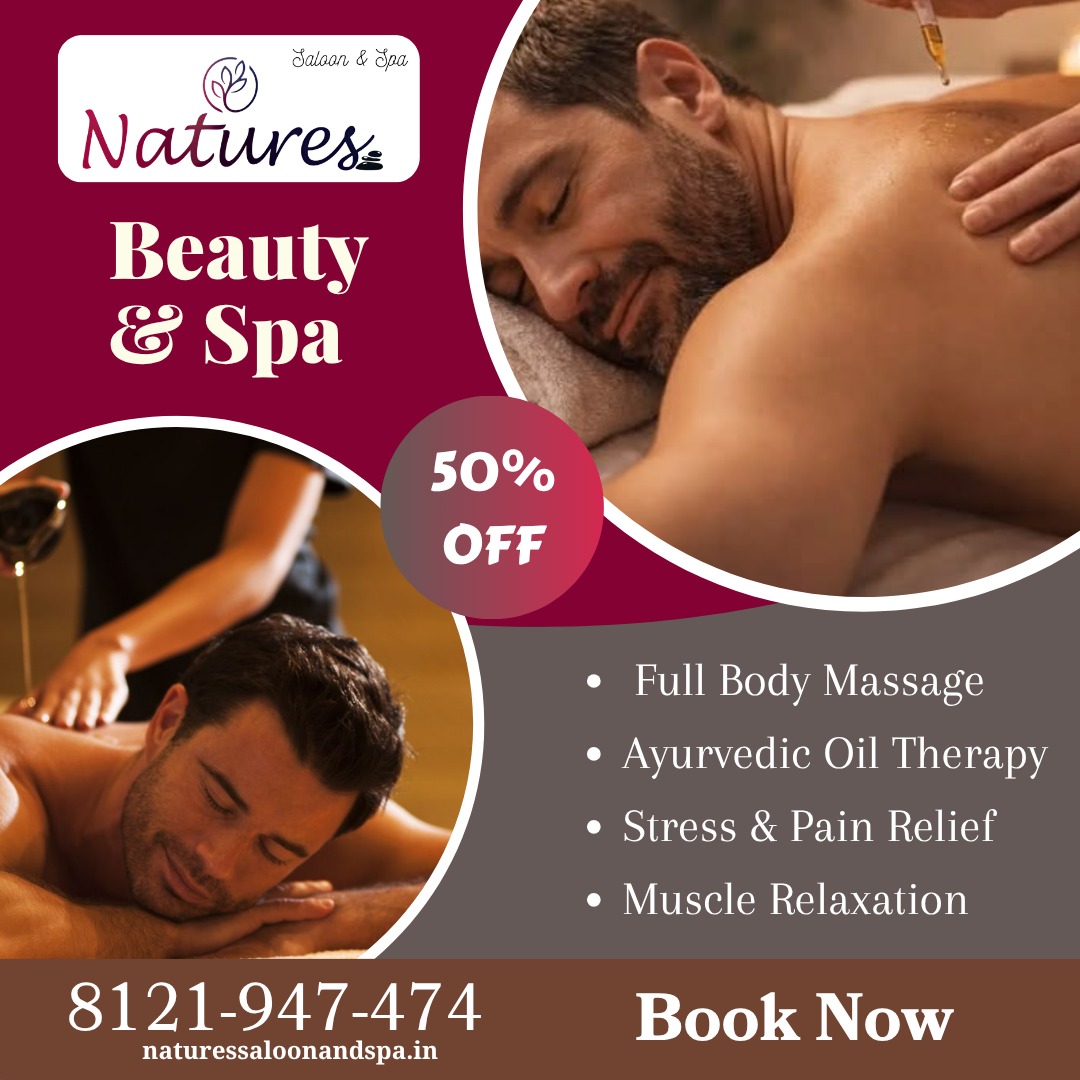 natures01's tweet image. ✨ Relax. Rejuvenate. Renew. ✨
Flat 50% OFF on premium spa treatments at Natures Beauty &amp;amp; Spa 🌿
📞 8121-947-474
🌐 naturessaloonandspa.in
#SpaDay #Relaxation #SelfCare #Wellness #MassageTherapy #Ayurveda #StressRelief #PamperYourself #SpaLife #FeelGood