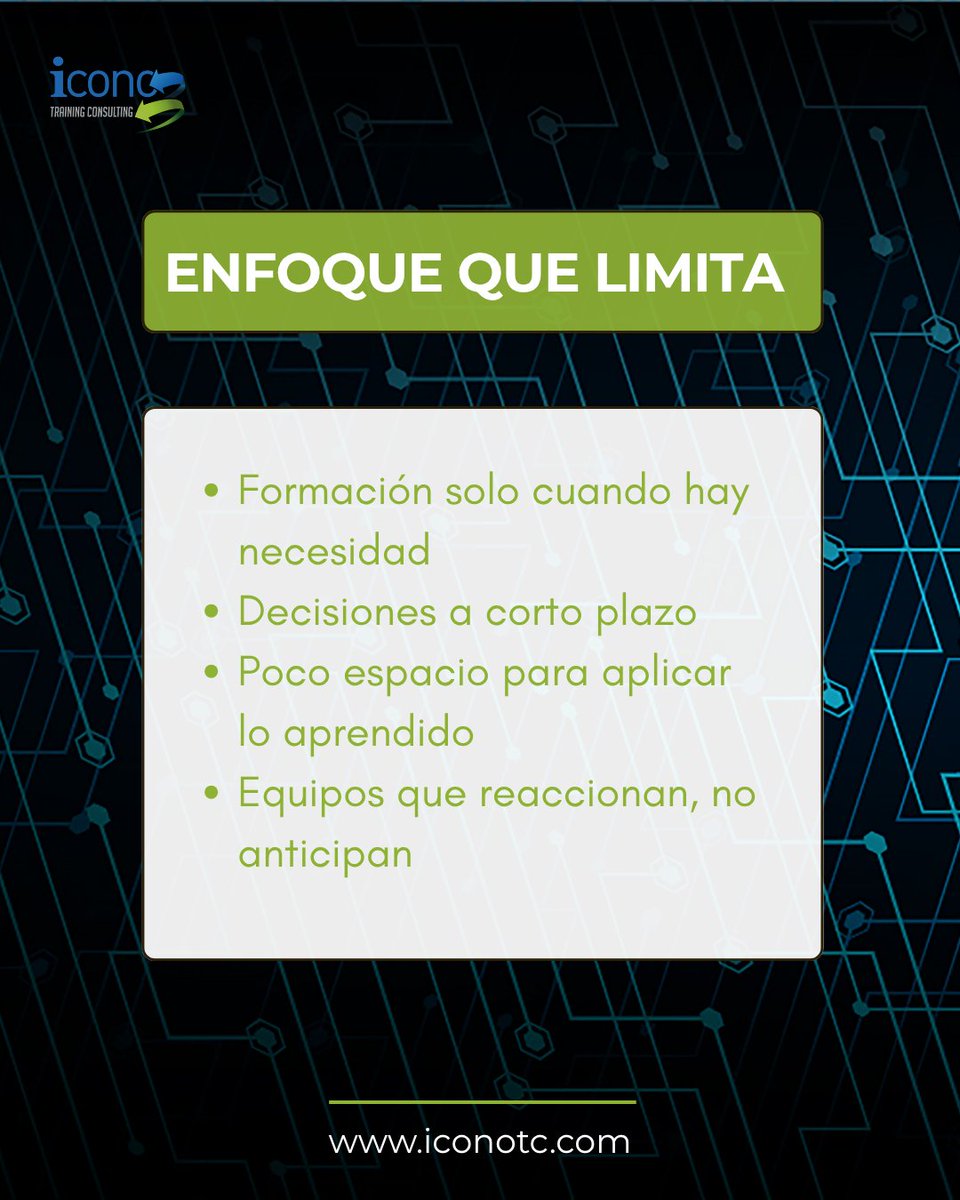 IconoTc's tweet photo. 👉 ¿Qué hace que un equipo técnico avance… o se quede donde está?⁣
⁣
El problema no está en el talento, sino más bien en cómo se gestiona su evolución.⁣
⁣
⁣En Icono Training trabajamos con equipos que evolucionan con 𝗰𝗿𝗶𝘁𝗲𝗿𝗶𝗼 y de forma sostenida en el tiempo. https://t.co/EuJ1Ynuffo