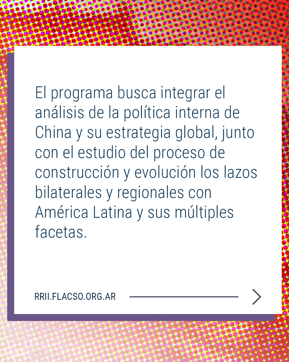 rriiflacso's tweet photo. Quedan pocos días para postularte a una beca del 100% del arancel para el Diploma Superior en Estudios sobre América Latina y China de @FLACSOARGENTINA.

Cierre de postulaciones: 26 de abril. 🧵 https://t.co/hVgUrFoZiu