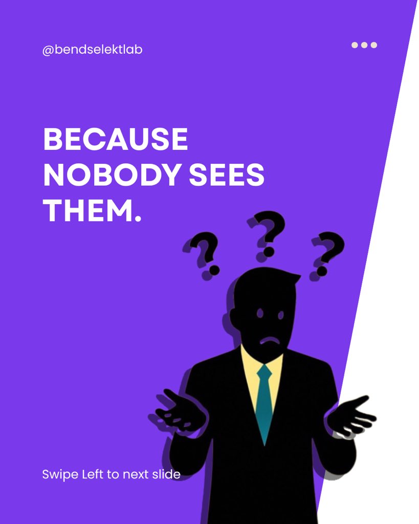 bendselektlab's tweet photo. Most talented creators stay broke Not because they’re bad.

Because nobody sees them.

We help artists &amp; creators grow and monetize their content.

Follow Bend Selekt Lab, this page will change your journey. #bendselektlab #creators #brands #growth #socialmediaagency https://t.co/rRjrXBHIvA
