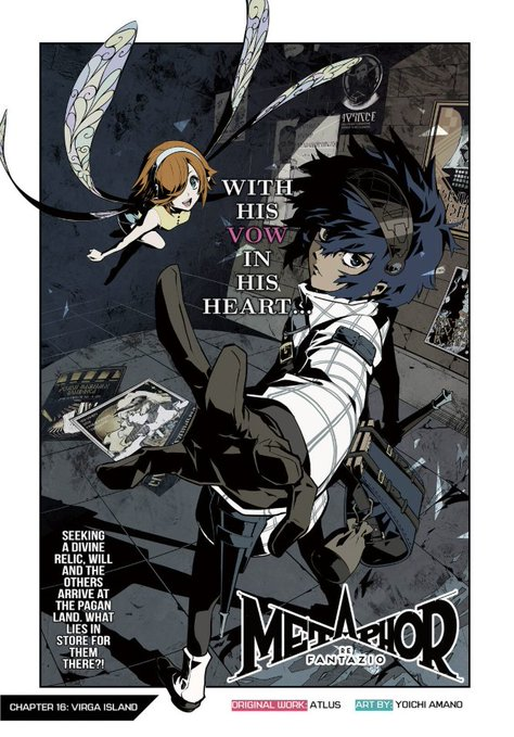 A_Italia_U's tweet image. Rilasciato il cap.16 del manga dedicato a Metaphor: Re Fantazio.

Le Virga Islands, la seconda prova è iniziata, l'obiettivo è recuperare Drakodios.

Link: mangaplus.shueisha.co.jp/viewer/1028595

#atlus #metaphor #manga
