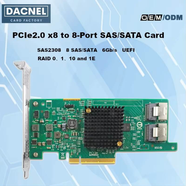 Dacnel_Card's tweet photo. PCIe 2.0 x8 to 8-Port SAS/SATA RAID Card SAS2308-HBA SAS2308-8I

https://t.co/ZoMCOeZjey         

#HBA
#SASController
#RAIDCard
#StorageExpansion
#ServerHardware
#DataStorage
#EnterpriseStorage
#NASBuild
#ServerBuild
#DataCenter
#StorageSolution
#HDDStorage
#SSDStorage https://t.co/NQtEntn1lX