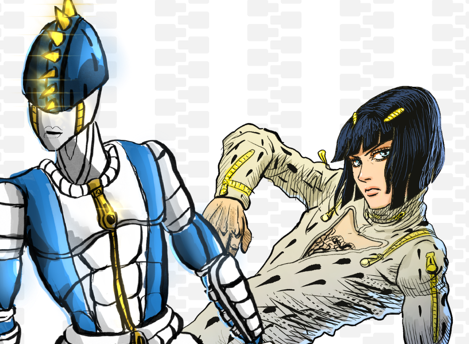 Haigaqi's tweet photo. 親子でブチャラティとスティッキーフィンガーズを同時に描いてみた🎨 本体とスタンド、二人で仕上げました。
次に描いてほしいキャラ、リプで教えてください👇

▶️ https://t.co/saGbGcgYLY

#illustration #art #procreate #clipstudiopaint #anime https://t.co/oqDL0ppYxm